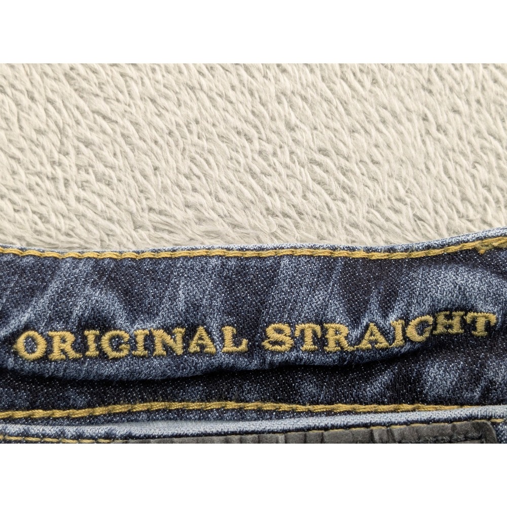 American Eagle Mens Original Straight Extreme Flex Jeans Blue 32x34 Medium Wash - Picture 5 of 13